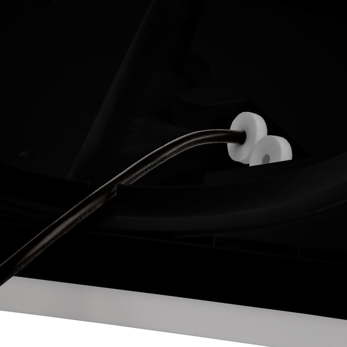 Applique LED 3W parete crepuscolare illuminazione numero civico IP54 CCT da 3000K a 4000K luce ingresso negozio NERO