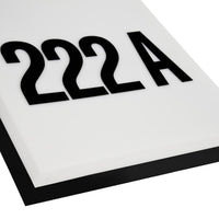 Applique LED 3W parete crepuscolare illuminazione numero civico IP54 CCT da 3000K a 4000K luce ingresso negozio NERO