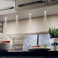 Mini faretto bianco incasso LED 3W CCT da 2700K a 4000K luce SPOT 26 gradi box doccia bagno IP44 vetrine espositori RA90