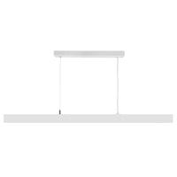 Lampadario LED 60W dimmerabile pendente barra sospensione doppia emissione 4000K luce indiretta scrivania ufficio BIANCO