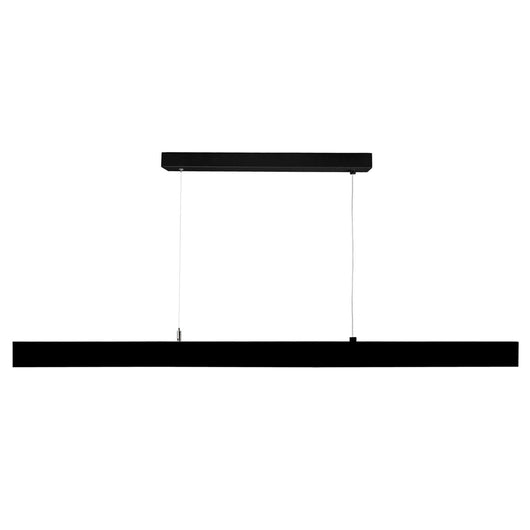 Lampadario LED 60W dimmerabile pendente barra sospensione doppia emissione 4000K luce indiretta scrivania ufficio NERO