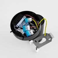 Applique lampada lettura comodino GU10 orientabile USB ricarica smartphone ON/OFF luce camera letto soggiorno NERO