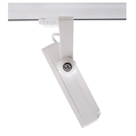 Faretto track per binario trifase LED 30W bianco luce con staffa orientabile illuminazione vetrina sala espositiva ufficio 230V 4000K