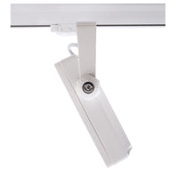 Faretto track per binario trifase LED 30W bianco luce con staffa orientabile illuminazione vetrina sala espositiva ufficio 230V 3000K