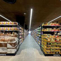 Barra LED faretto track binario trifase 28W alluminio nero bianco luce lineare negozio ufficio abitazione moderna 100cm BIANCO 3000K