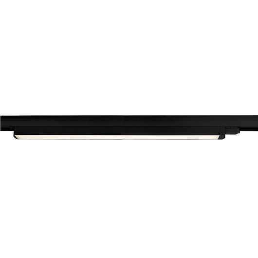 Barra LED faretto track binario trifase 18W alluminio nero bianco luce lineare negozio deposito ufficio studio 60cm NERO 4000K