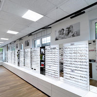 Faretto SPOT track binario trifase LED regolabile da 23W a 32W fascio stretto luce orientabile negozio vetrina 230V BIANCO 3000K