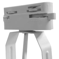 Faretto moderno LED 12W track binario monofase orientabile lampada PAR30 E27 luce spot negozio vetrina 230V BIANCO 4000K