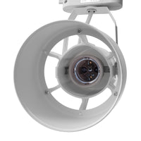 Faretto moderno LED 12W track binario monofase orientabile lampada PAR30 E27 luce spot negozio vetrina 230V BIANCO 4000K