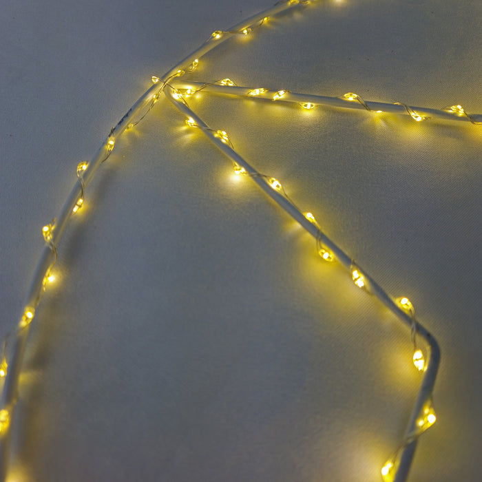 Decorazione per esterno sfera natale 250 led 48 cm