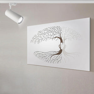 Faretto binario trifase LED 30W proiettore track orientabile luce spot mirata 40 gradi illuminazione vetrine galleria arte BIANCO 3000K