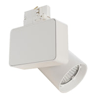 Faretto binario trifase LED 33W dimmerabile alta resa proiettore track luce orientabile illuminazione negozio vetrina RA90 SILVER 4000K