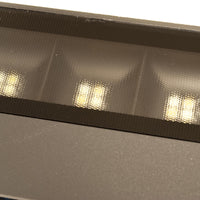 Applique parete per esterno impermeabile IP65 doppio fascio LED 14W interruttore CCT da 3000K a 6500K luce balcone ingresso GRIGIO SCURO