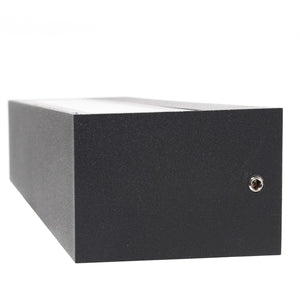 Applique parete per esterno impermeabile IP65 doppio fascio LED 14W interruttore CCT da 3000K a 6500K luce balcone ingresso GRIGIO SCURO