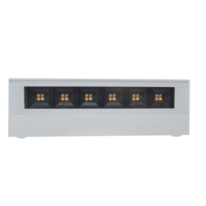 Applique parete per esterno impermeabile IP65 doppio fascio LED 14W interruttore CCT da 3000K a 6500K luce balcone ingresso BIANCO