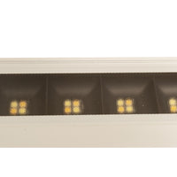 Applique parete per esterno impermeabile IP65 doppio fascio LED 14W interruttore CCT da 3000K a 6500K luce balcone ingresso BIANCO