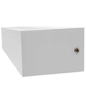 Applique parete per esterno impermeabile IP65 doppio fascio LED 14W interruttore CCT da 3000K a 6500K luce balcone ingresso BIANCO