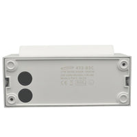 Applique da parete per esterno LED 21W IP65 interruttore CCT da 3000K a 6500K diffusore vetro orientabile luce giardino balcone ingresso 230V BIANCO