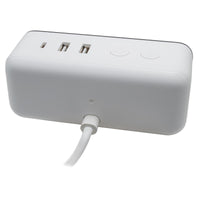 Orologio intelligente SMART WiFi sveglia da comodino temperatura meteo USB controllo vocale Alexa Google Smart Life con spina 230V