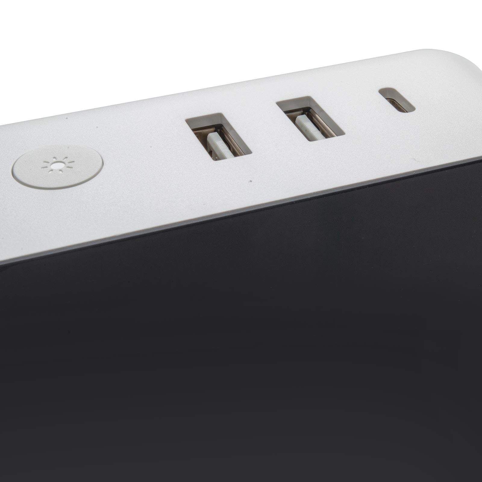 Orologio intelligente SMART WiFi sveglia da comodino temperatura meteo USB controllo vocale Alexa Google Smart Life con spina 230V