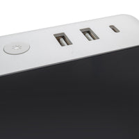 Orologio intelligente SMART WiFi sveglia da comodino temperatura meteo USB controllo vocale Alexa Google Smart Life con spina 230V