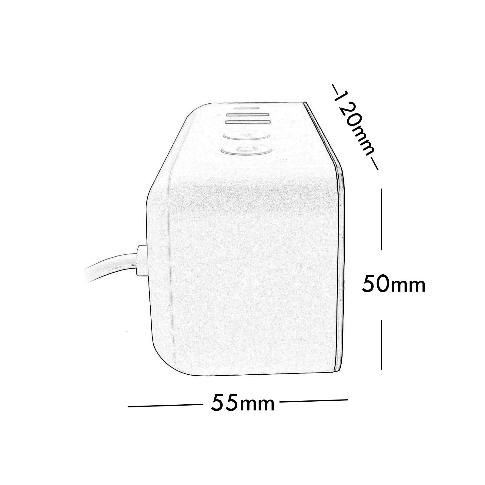 Orologio intelligente SMART WiFi sveglia da comodino temperatura meteo USB controllo vocale Alexa Google Smart Life con spina 230V