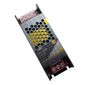 Alimentatore telecamere dvr strip LED 100W slim da 230V a 12V trasformatore 8.3A strisce