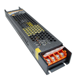 Alimentatore slim 200W trasformatore da 230V a 12V videosorveglianza LED 16.7A