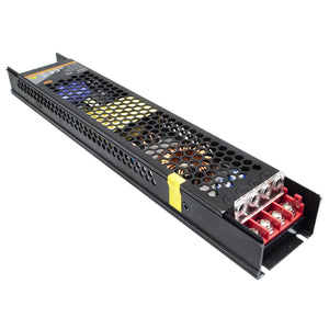 Alimentatore slim 300W da 230V a 12V trasformatore 25A telecamere strisce LED