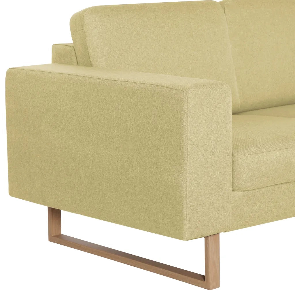Divano a 2 Posti in Tessuto Verde cod mxl 21141