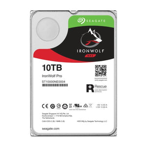 Seagate IronWolf Pro - Hard disk interno da 10 TB, 256 MB, 3.5" Serial ATA III (ST10000NT001)