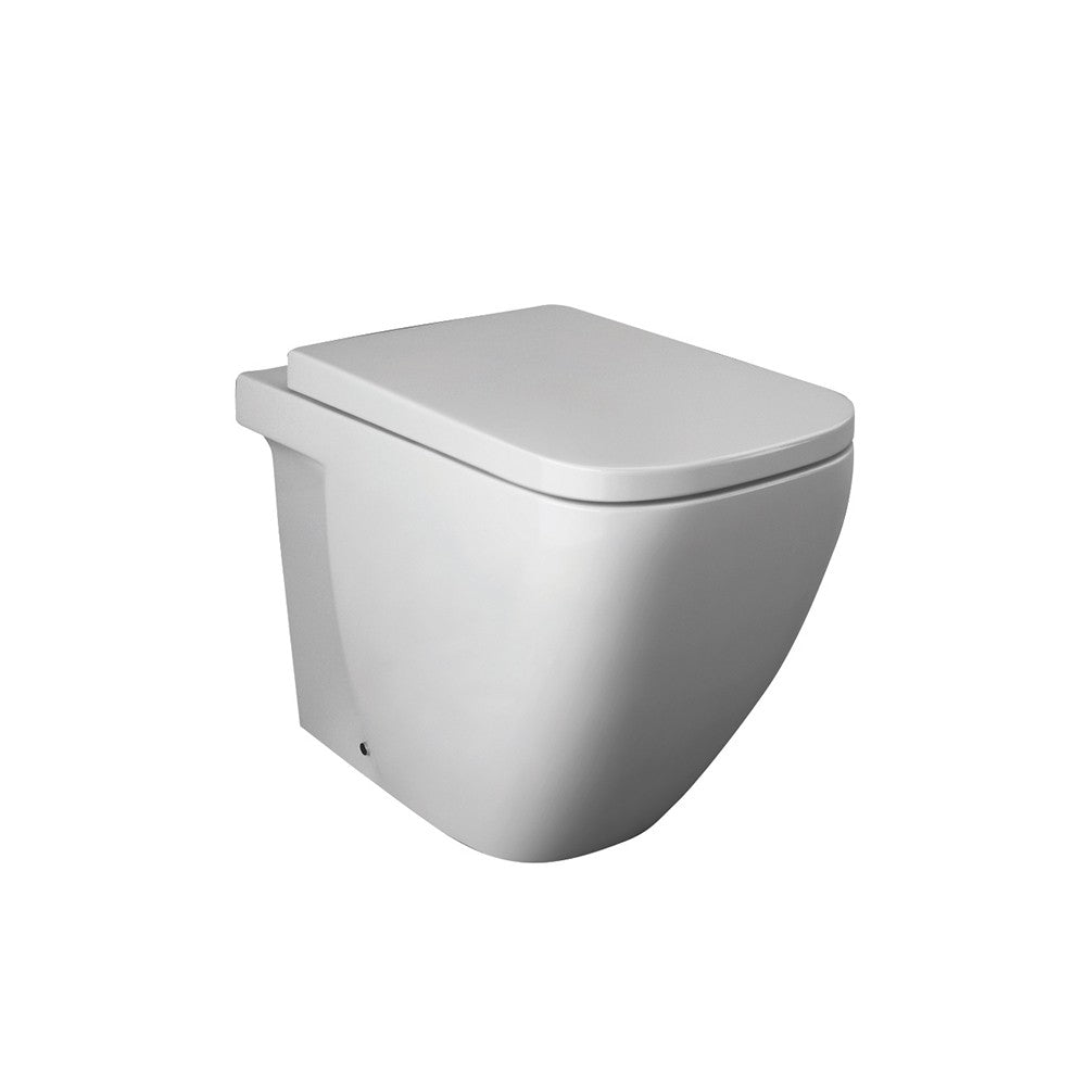 Vaso wc in ceramica con installazione a filo muro - serie caroline