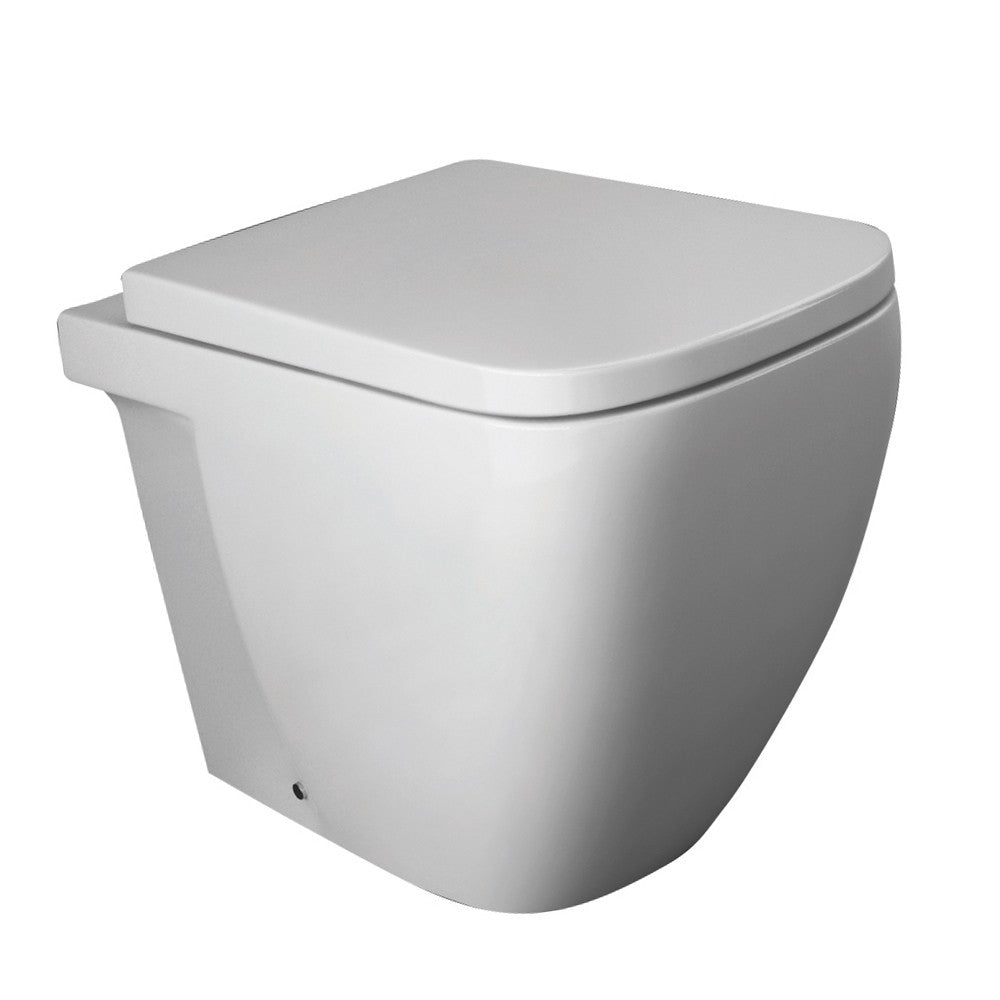 Vaso wc in ceramica con installazione a filo muro - serie caroline