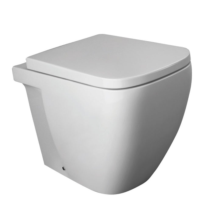 Vaso wc in ceramica con installazione a filo muro - serie caroline