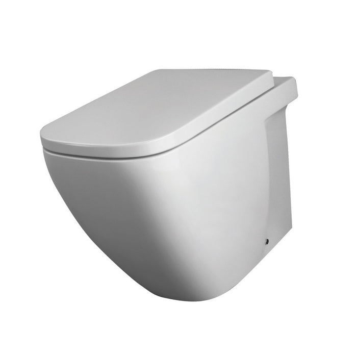 Vaso wc in ceramica con installazione a filo muro - serie caroline