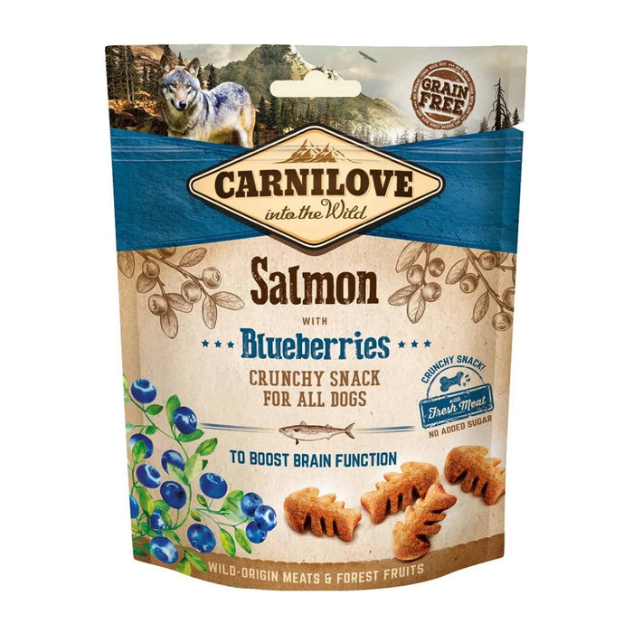 Snack per cani CARNILOVE al Salmone Fresco e Mirtilli - 200 g
