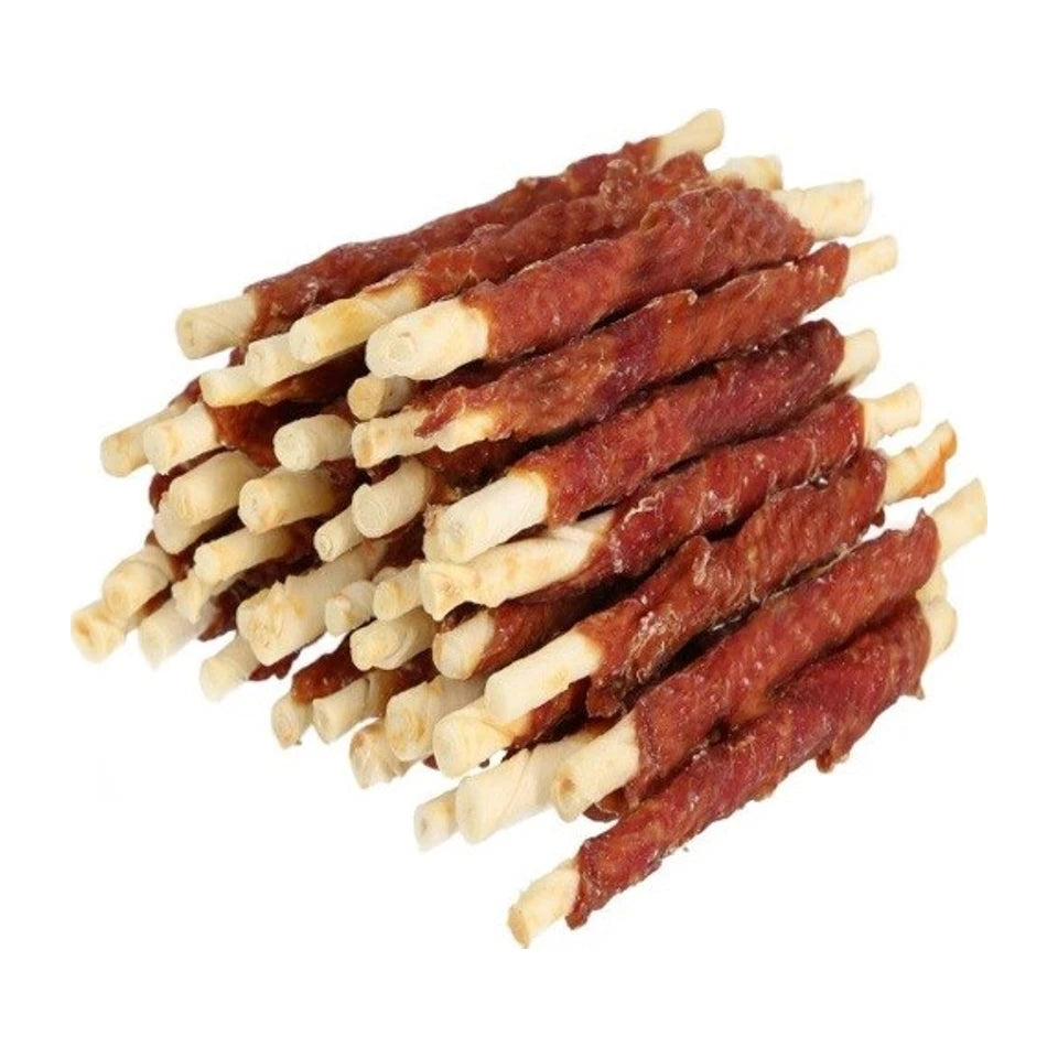 HILTON Duck wrap white rawhide stick - snack per cani - 500g