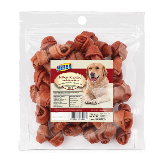 Osso di agnello annodato HILTON 6 cm - snack per cani - 500g