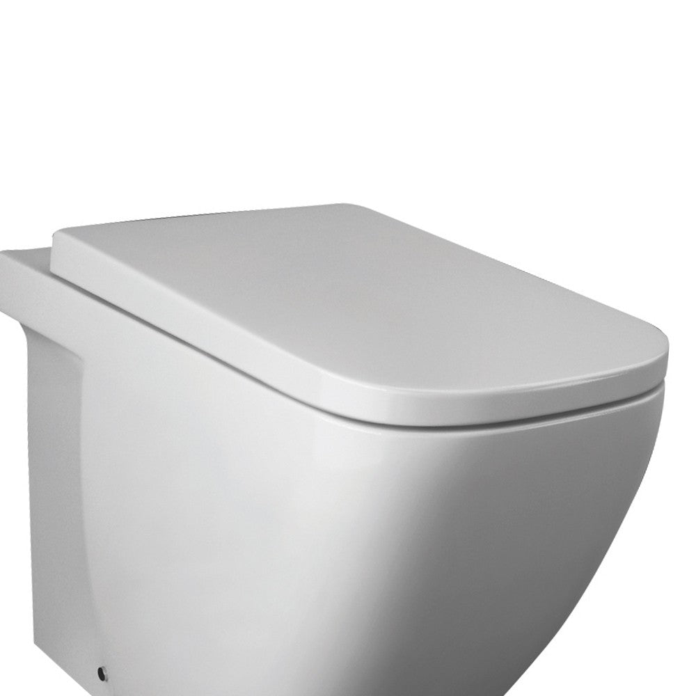 Sedile in poliestere con cerniere in acciaio - serie caroline