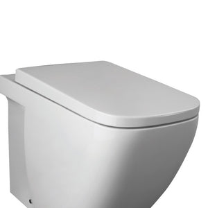 Sedile in poliestere con cerniere in acciaio - serie caroline