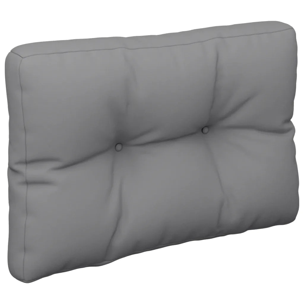 Cuscino per Pallet Grigio 50x40x12 cm in Tessuto 360536