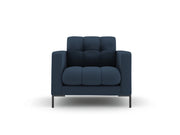 Cosmopolitan Design - Poltrona "Bali" in tessuto strutturato blu 
