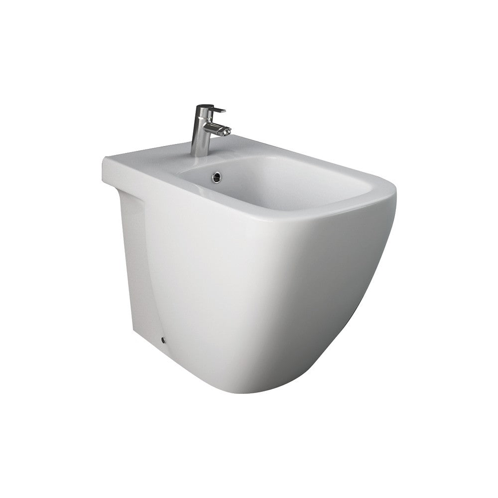 Bidet in ceramica con installazione filo muro - serie caroline
