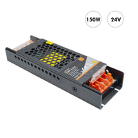 Alimentatore stabilizzato 150W slim trasformatore strisce LED 6.25A 230V a 24V strisce LED