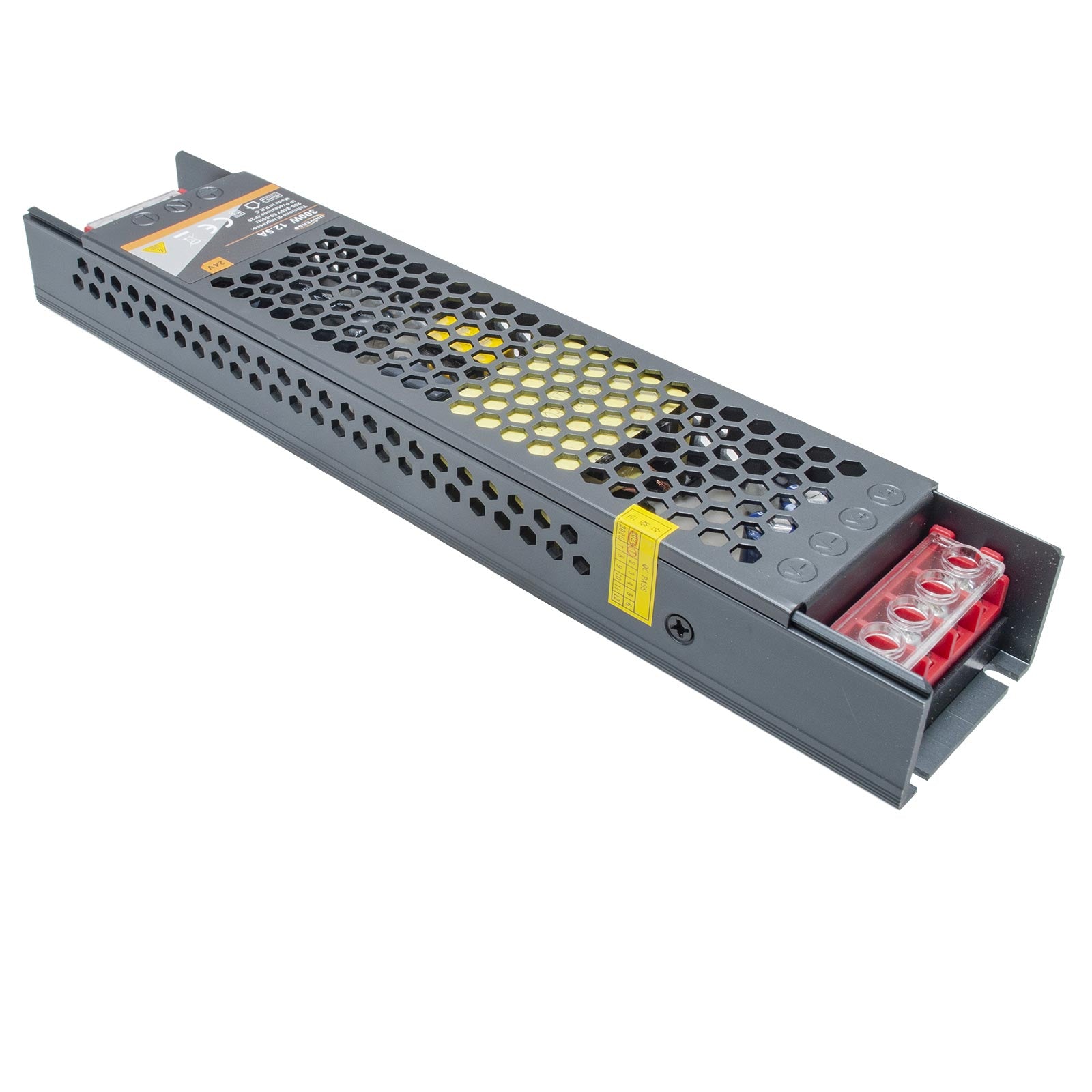 Alimentatore slim 300W trasformatore da 230V a 24V 12.5A telecamere strisce LED faretti