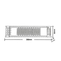 Alimentatore 200W trasformatore stabilizzato slim 24V 8.3A strisce luci LED 230V telecamere