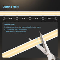 Striscia led 24V 10 metri Dimmerabile strip Linear COB lama luce continua 280 LED/M 16200 lumen impermeabile IP68 piscina fontana FREDDA 6000K
