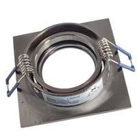 Faretto ad incasso portafaretto rame quadrato foro 70mm moderno orientabile supporto lampade GU10 GU5.3 RAME