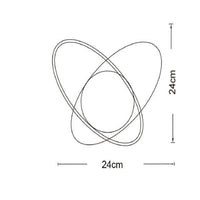 Applique da parete G9 lampada muro bronzo nero paralume opaco sfera luce camera da letto salone soggiorno