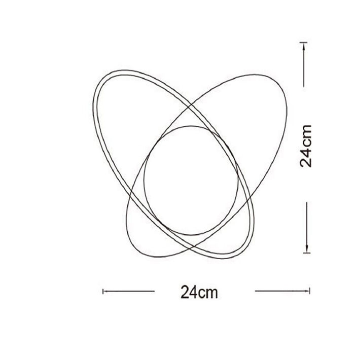 Applique da parete G9 lampada muro bronzo nero paralume opaco sfera luce camera da letto salone soggiorno